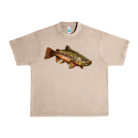 French Oak brown trout Urban Heavy Tee - LillyAllenDesigns