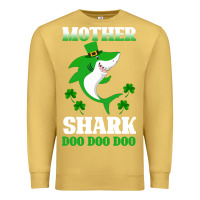 Antique Gold Mother Shark Doo Doo Doo Premium Sweatshirt - Bettercallsaul