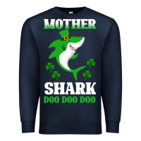 Navy Mother Shark Doo Doo Doo Premium Sweatshirt - Bettercallsaul