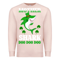 Pale Pink Mother Shark Doo Doo Doo Premium Sweatshirt - Bettercallsaul