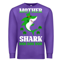 Purple Mother Shark Doo Doo Doo Premium Sweatshirt - Bettercallsaul