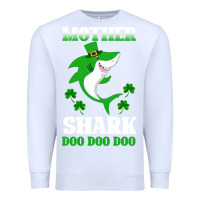 White Mother Shark Doo Doo Doo Premium Sweatshirt - Bettercallsaul