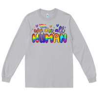Moon Dust we are all human Long Sleeve Tee - MaliasSmallBusiness