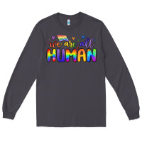 Smoke we are all human Long Sleeve Tee - MaliasSmallBusiness