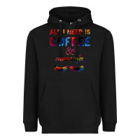 Black All I Need Is Coffee And Mascara Heavyweight Hoodie - Bettercallsaul