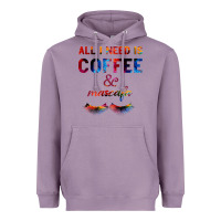 Lavender All I Need Is Coffee And Mascara Heavyweight Hoodie - Bettercallsaul