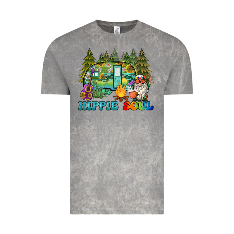 Hippie Soul Camping Vintage Tee by BarkalooDesign | Teevron