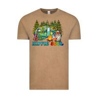 Vintage Coffee hippie soul camping Vintage Tee - BarkalooDesign