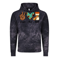 Cloud Black peace love fall Vintage Hoodie - JahusDesignShop