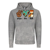 Cloud Rock peace love fall Vintage Hoodie - JahusDesignShop