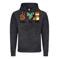 Vintage Black peace love fall Vintage Hoodie - JahusDesignShop