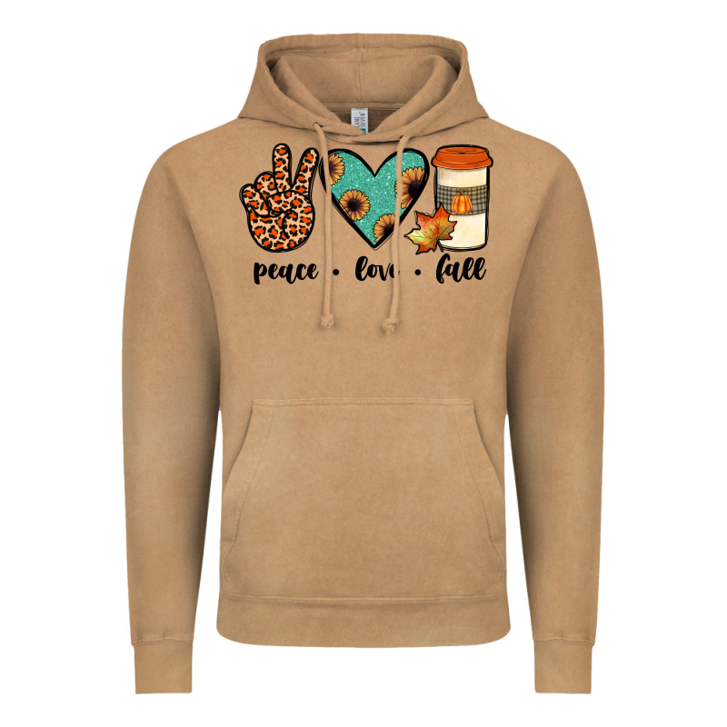 Peace Love Fall Vintage Hoodie by JahusDesignShop | Teevron