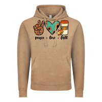 Vintage Coffee peace love fall Vintage Hoodie - JahusDesignShop