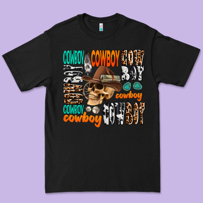 Cowboy Premium Tee Designed By Adodesignshop