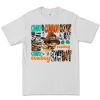 Dove Grey cowboy Premium Tee - AdoDesignShop