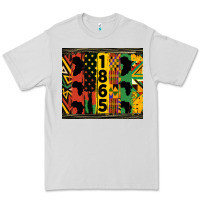 Dove Grey juneteenth 1865 tumbler Premium Tee - HRA Design Shop