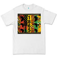 White juneteenth 1865 tumbler Premium Tee - HRA Design Shop
