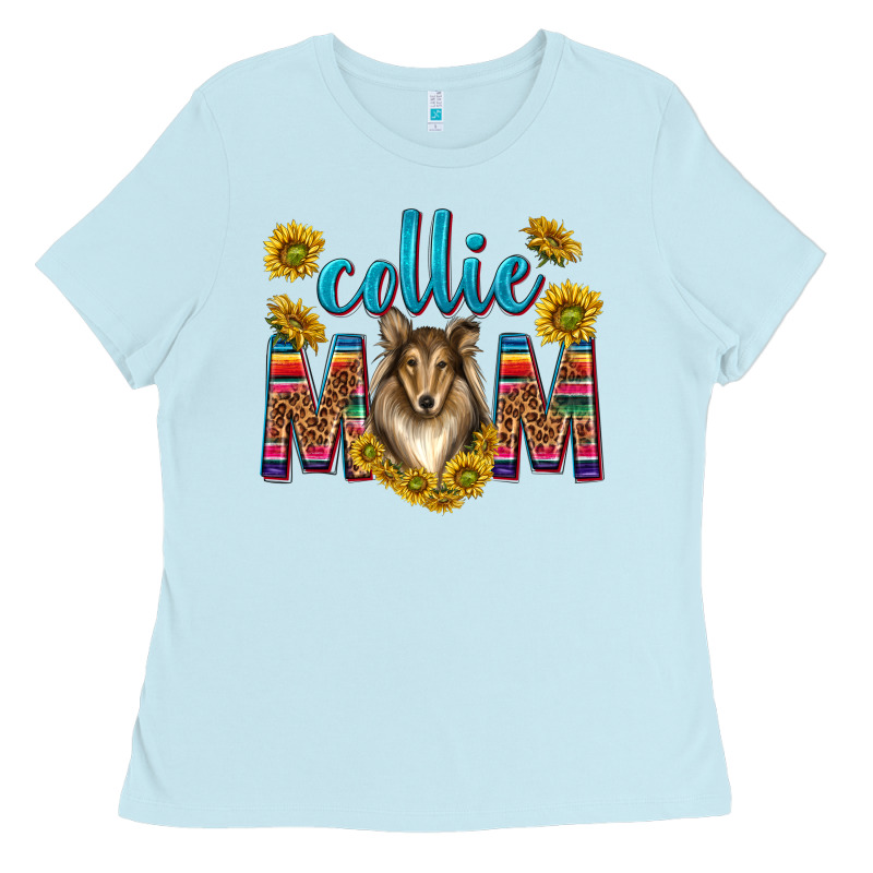 Western Collie Mom Ladies Tee by texasbilliewilder | Teevron