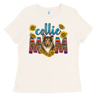 Bone western collie mom Ladies Tee - texasbilliewilder