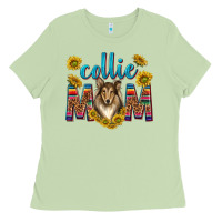 Matcha western collie mom Ladies Tee - texasbilliewilder