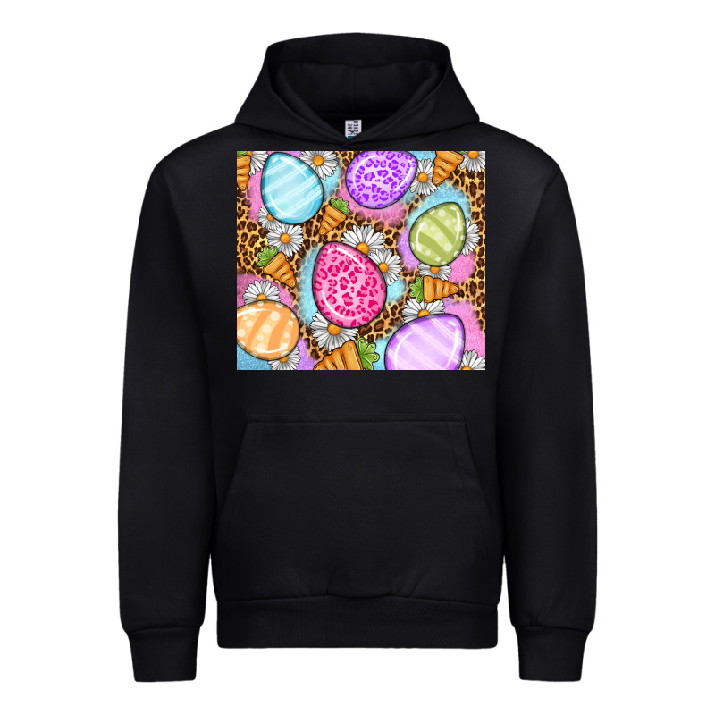Easter Eggs Daisies Carrots Urban Hoodie by OliviaCreatesArt | Teevron