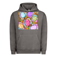 Pigment Tornado Easter eggs daisies carrots Urban Hoodie - OliviaCreatesArt