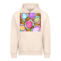 Sandshell Easter eggs daisies carrots Urban Hoodie - OliviaCreatesArt