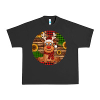 Pigment Black Cute reindeer Christmas Urban Heavy Tee - Jasminsmagicworld