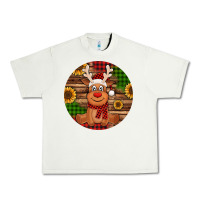 Pistachio Cute reindeer Christmas Urban Heavy Tee - Jasminsmagicworld