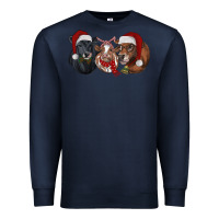 Navy christmas heifers Premium Sweatshirt - RanaPortraitStore
