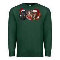 Sports Green christmas heifers Premium Sweatshirt - RanaPortraitStore