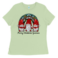 Matcha merry Christmas Gnomes Rainbow Ladies Tee - JahusDesignShop