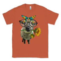 Copper cute hempshire sheep with eyeglasses Classic Tee - LillyAllenDesigns