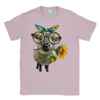 Lilac cute hempshire sheep with eyeglasses Classic Tee - LillyAllenDesigns