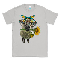 Moon Dust cute hempshire sheep with eyeglasses Classic Tee - LillyAllenDesigns