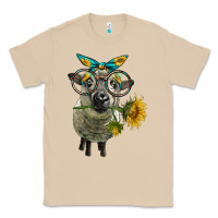 Cute Hempshire Sheep With Eyeglasses Classic Tee | Teevron