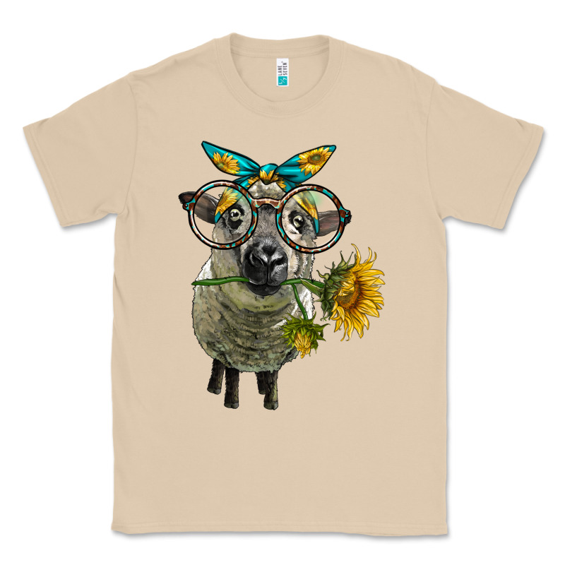 Cute Hempshire Sheep With Eyeglasses Classic Tee by LillyAllenDesigns | Teevron