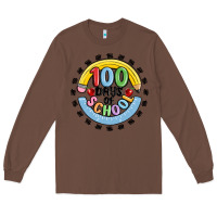 Chestnut 100 days of school Long Sleeve Tee - MaliasSmallBusiness
