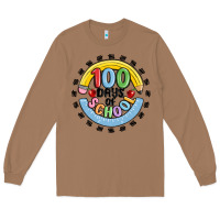 Toasted Coconut 100 days of school Long Sleeve Tee - MaliasSmallBusiness