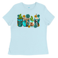 Baby Blue gemstone coffee cups Ladies Tee - Zillion Design Studio