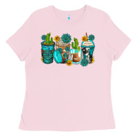 Bubblegum Pink gemstone coffee cups Ladies Tee - Zillion Design Studio