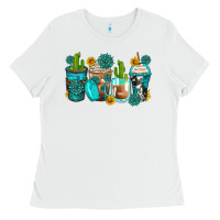 White gemstone coffee cups Ladies Tee - Zillion Design Studio