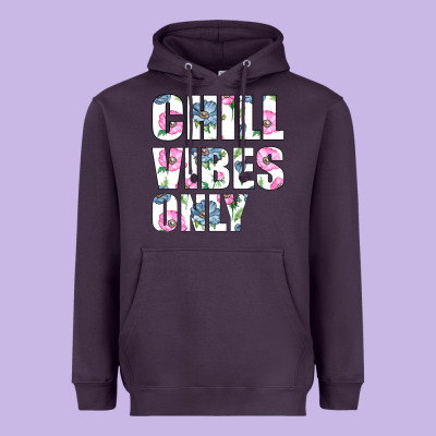 Chill Vibes Only Heavyweight Hoodie Designed By Bettercallsaul