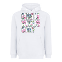 White Chill Vibes Only Heavyweight Hoodie - Bettercallsaul
