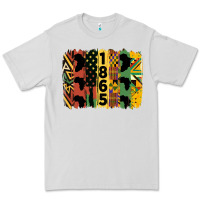Dove Grey juneteenth brush stroke 2 Premium Tee - HRA Design Shop