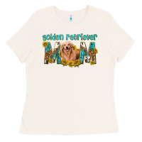Bone western golden retriever mom Ladies Tee - texasbilliewilder