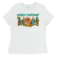 White western golden retriever mom Ladies Tee - texasbilliewilder