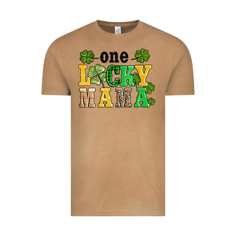 One Lucky Mama Vintage Tee by AdoDesignShop | Teevron