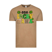 Vintage Coffee one lucky mama Vintage Tee - AdoDesignShop