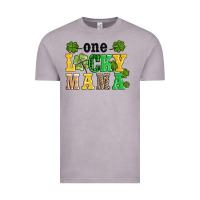 Vintage Zinc one lucky mama Vintage Tee - AdoDesignShop